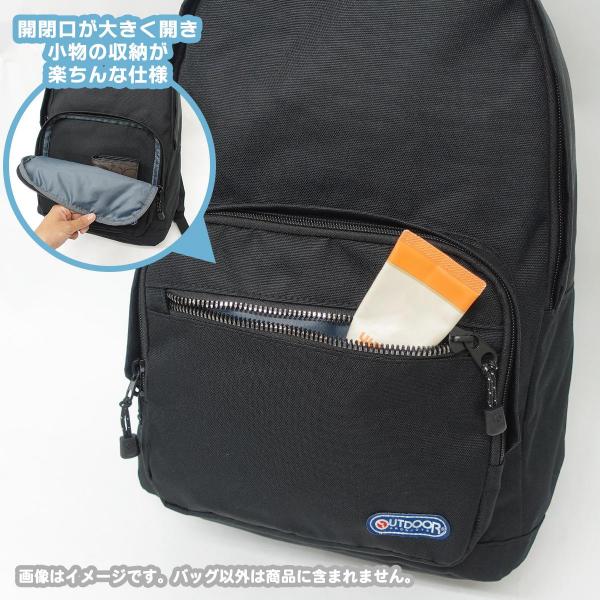 アウトドアプロダクツ OUTDOOR PRODUCTS リュック ルミナス メンズ レディース A4収納 通勤 通学 ブラック