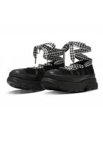 24.5cm（5.5US inch） コンバース CONVERSE スニーカー レディース 厚底 オールスター トレックウエーブ BL OX ブラック/ブラック ALL STAR TREKWAVE BL OX バレエシューズ