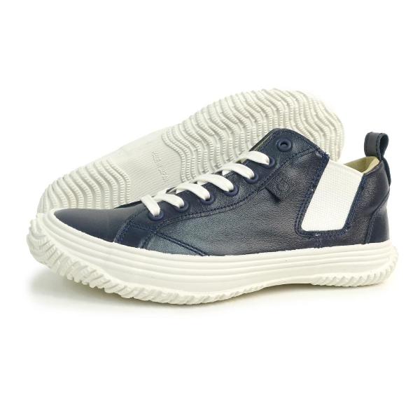 L（26.5cm） SPINGLE スピングル スニーカー SP-442 ディープネイビー メンズ レディース 革 カンガルーレザー 定番 日本製 スピングルムーブ 18,612円
