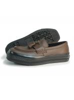 25.5cm（7.0US inch） コンバース CONVERSE ローファー スニーカー オールスター スクエアトウ ローファー ダークブラウン/ブラック ALL STAR SQUARETOE LOAFER