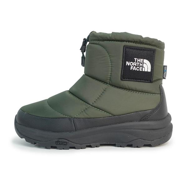 24cm ノースフェイス THE NORTH FACE ブーツ ヌプシ ブーティ ウォータープルーフ ロゴ ショート NF52280 AK アルパイン×TNFブラック