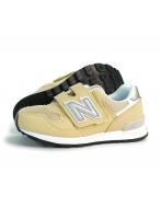 21cm ニューバランス キッズ new balance スニーカー 子供靴 P313 6L4 ベージュ W 通学 小学生 セール マジックテープ プレゼント 入園祝 幼稚園 保育園