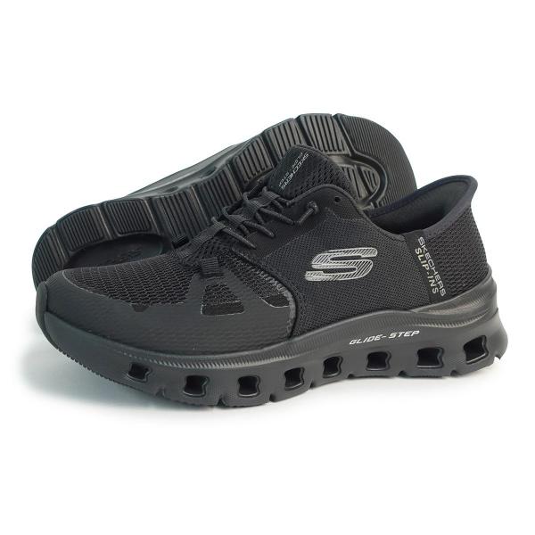 24cm SKECHERS スケッチャーズ スニーカー レディース スリップインズ スリッポン グライドステップ プロ 150420 BBK ブラック GLIDE-STEP PRO