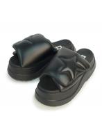 25.0cm（7.0USinch） コンバース CONVERSE サンダル 厚底 レディース チューイー PS MT ブラック CHEWY PS MT