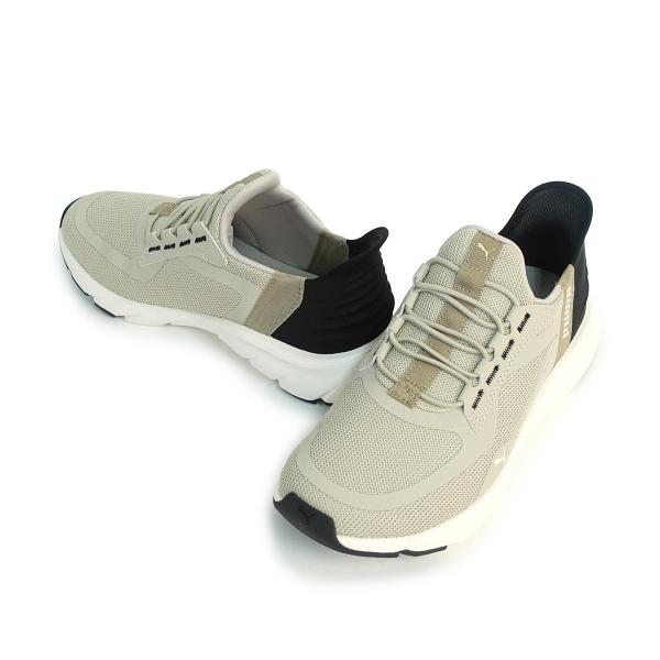 プーマ PUMA スニーカー スリッポン メンズ レディース ソフトライド フレックスレース イーズイン ALT ワイド ランニングシューズ 311996_05 デザートダスト