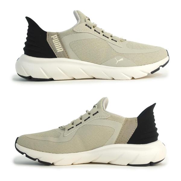 プーマ PUMA スニーカー スリッポン メンズ レディース ソフトライド フレックスレース イーズイン ALT ワイド ランニングシューズ 311996_05 デザートダスト