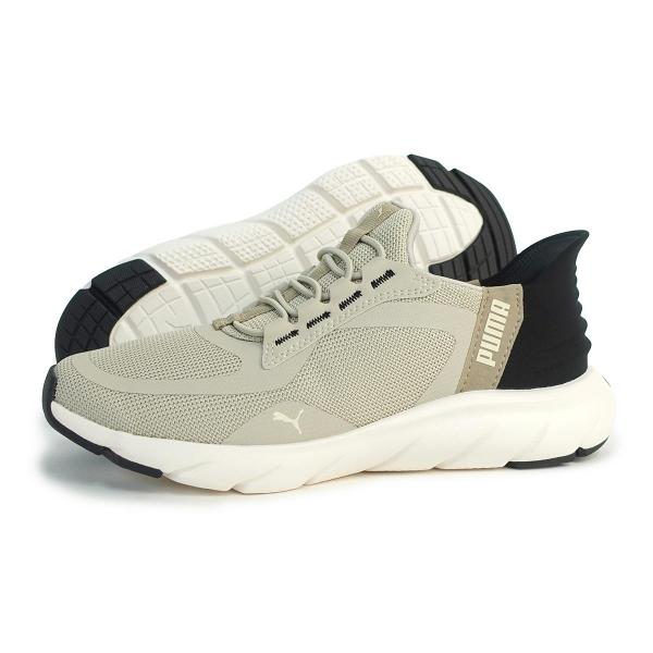 プーマ PUMA スニーカー スリッポン メンズ レディース ソフトライド フレックスレース イーズイン ALT ワイド ランニングシューズ 311996_05 デザートダスト