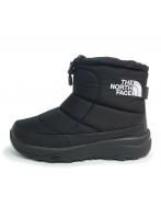 28cm ノースフェイス THE NORTH FACE ヌプシ ブーティ ウォータープルーフ ロゴ ショート アークティックグリップ NF52485 KW TNFブラック×TNFホワイト