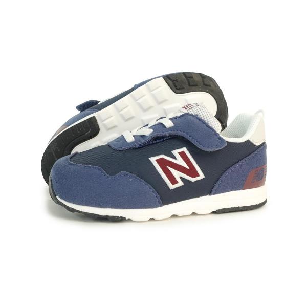 15cm ニューバランス new balance ベビー スニーカー 373 子供靴 NW515 WN ネイビー 出産祝い ベビーシューズ 幅広 ゆったり ワイド 運動靴 マジックテープ