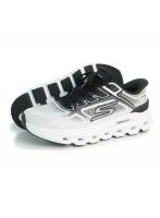 25cm SKECHERS スケッチャーズ スニーカー スリップインズ ゴーラン アーチフィット グライドステップ 221120 WBK ホワイト/ブラック
