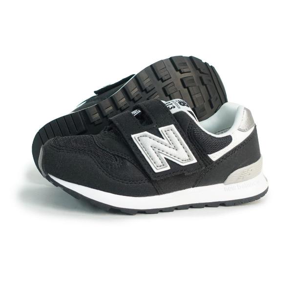 19cm ニューバランス キッズ new balance スニーカー 子供靴 P313 9JN ブラック W 通学 小学生 セール マジックテープ プレゼント 入園祝 幼稚園 保育園