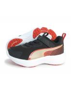 17cm プーマ PUMA スニーカー 子供靴 運動靴 キッズ スピード モンスター V5 GR SPEED MONSTER V5 313960_01 ブラック/レッド PUMA Black-For All Time Red
