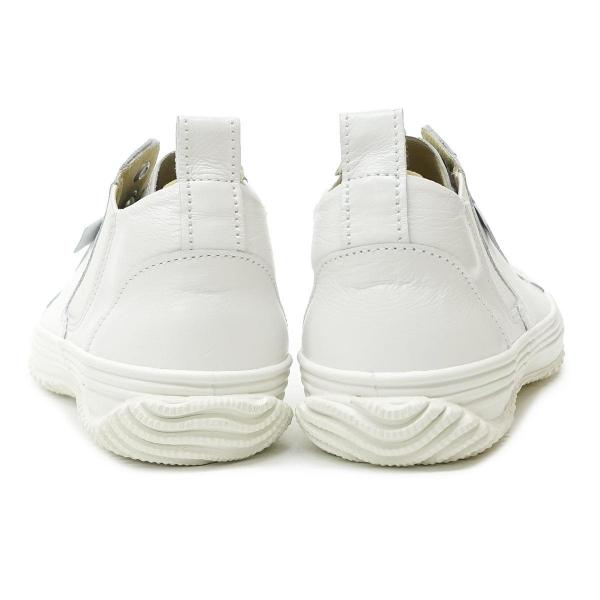 LL（27.5cm） SPINGLE スピングル スニーカー SP-442 ホワイト/ホワイト メンズ レディース 革 カンガルーレザー  定番 日本製 スピングルムーブ