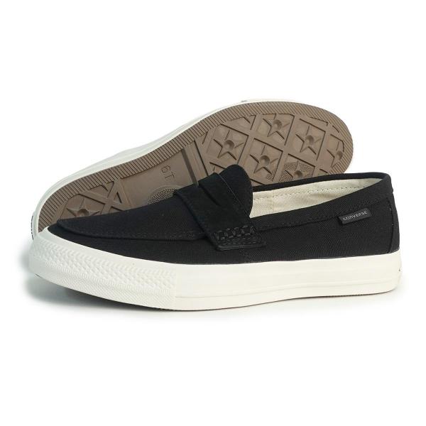 25.5cm（7.0US inch） コンバース CONVERSE メンズ レディース ローファー スニーカー  CXP LOAFER ブラック 黒