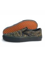 28.5cm 【並行輸入品】バンズ VANS スニーカー メンズ スケート スリッポン タイガーカモ/グリーン/ブラック VN0A5FCA9L7 SKATE SLIP-ON
