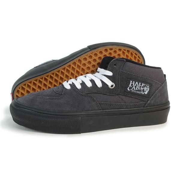 29cm 【並行輸入品】バンズ VANS スニーカー メンズ 靴 スケート ハーフキャブ チャコールグレー/ブラック VN0A5FCDB2U SKATE HALF CAB CHARCOAL GRAY/BLACK