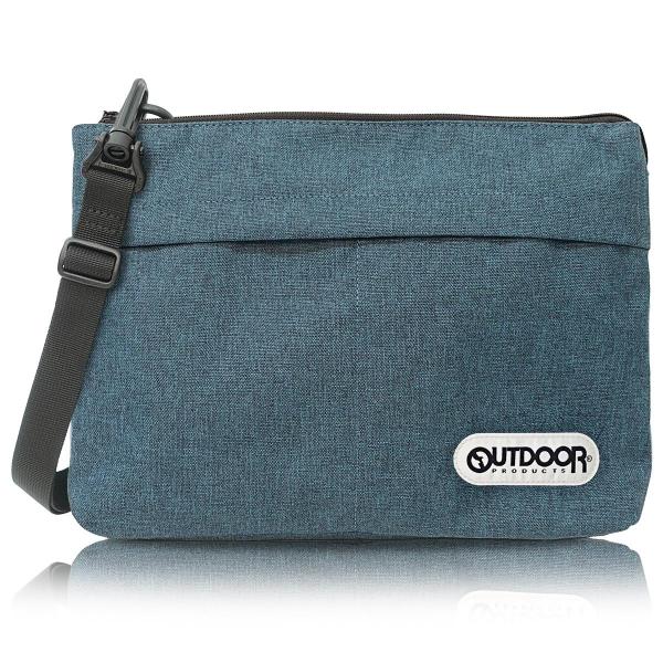 アウトドアプロダクツ ショルダーバッグ ソリッドスクエア サコッシュ メンズ レディース 5L ヘザーネイビー（ホワイトラベル）