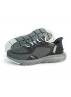 27cm プーマ PUMA スニーカー スリッポン メンズ レディース ソフトライド フレックスレース イーズイン ALT ワイド 311996_07 ダークグレー/ブラック