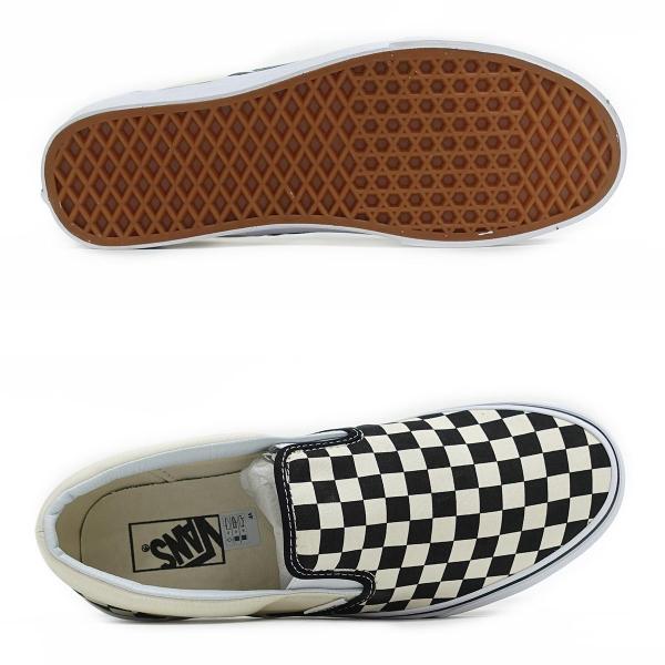 26cm バンズ VANS スニーカー クラシック スリッポン Classic Slip-On VN000EYEBWW ブラック ホワイトチェッカー メンズ レディース 海外企画