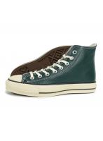 24.5cm（5.5USinch） コンバース CONVERSE スニーカー メンズ レディース ハイカット レザー オールスター J HI ディープグリーン LEATHER ALL STAR J HI 日本製
