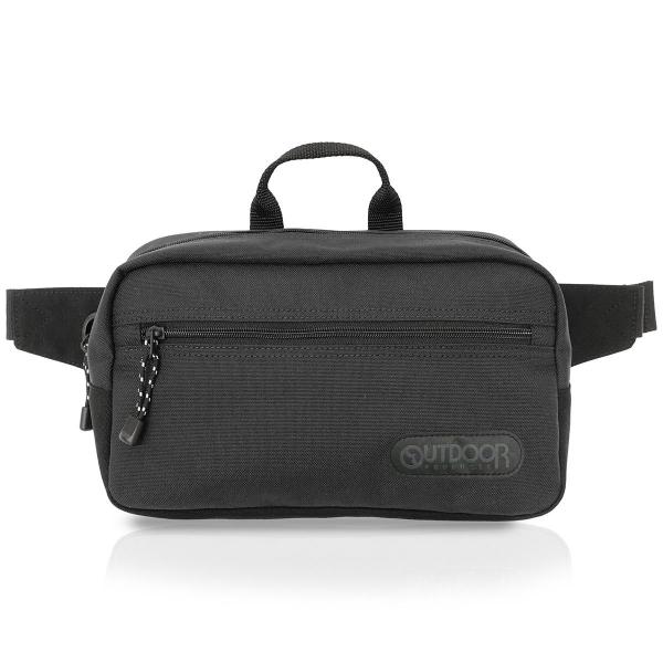 アウトドアプロダクツ ボディバッグ ナイロン ヨコ型 旅行 メンズ レディース ブラック2
