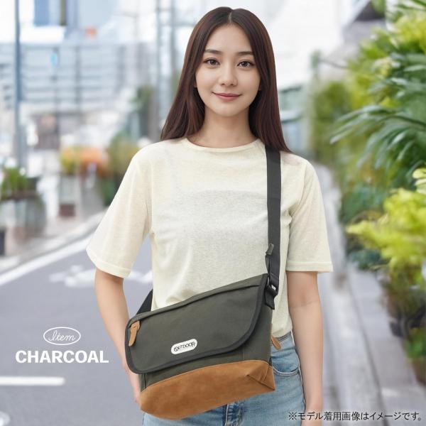 アウトドアプロダクツ OUTDOOR PRODUCTS ショルダーバッグ ネオクラシック ミニ メッセンジャーバッグ チャコール アウトドアプロダクツ OUTDOOR PRODUCTS ショルダーバッグ ネオクラシック ミニ メッセンジャーバッグ チャコール