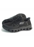 25cm SKECHERS スケッチャーズ スニーカー レディース スリップインズ スリッポン グライドステップ プロ 150420 BBK ブラック GLIDE-STEP PRO