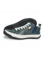 L（26.5cm） SPINGLE スピングル スニーカー メンズ レディース SP-442 ダークブルー  革 カンガルーレザー  定番 日本製 スピングルムーブ