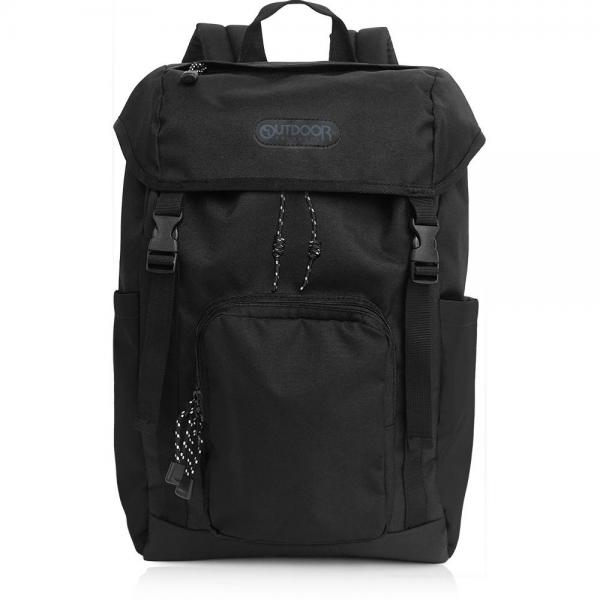 アウトドアプロダクツ リュック OUTDOOR PRODUCTS デイパック ラフ フラップ コンパクト ブラック3（ラベル黒）