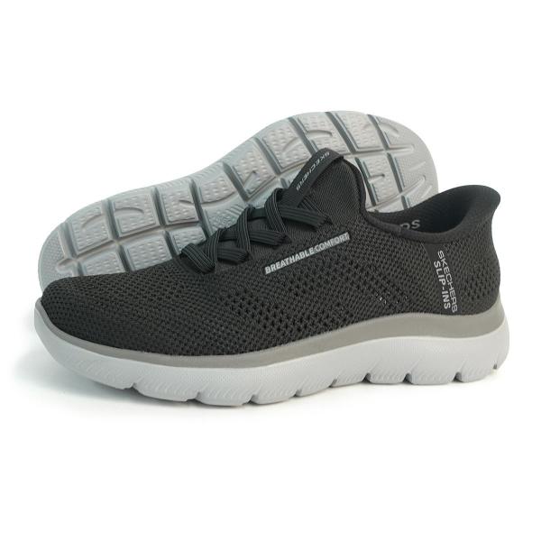 27cm SKECHERS スケッチャーズ スリップインズ ハンズフリー スニーカー スリッポン サミッツ パーフォ 232939 BKCC ブラック/チャコール SUMMITS PERFO
