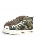 29.0cm（10.5US inch） コンバース CONVERSE スニーカー ハイカット メンズ レディース オールスター エイジド ウッドランドカモ HI グリーン/グレイ/ブラウン ALL STAR