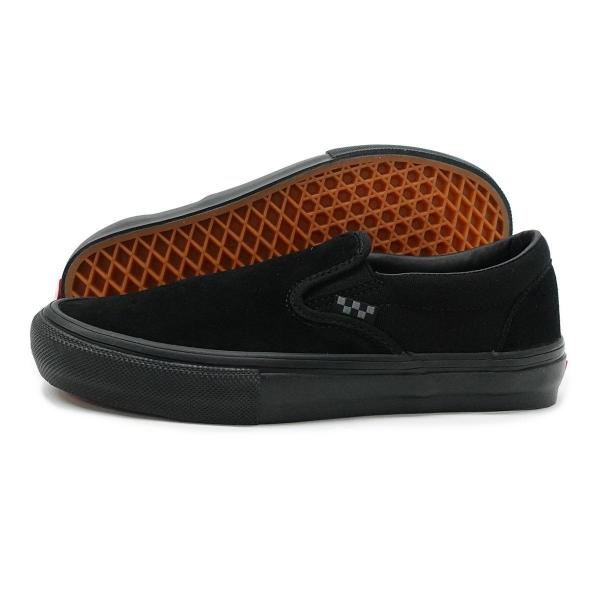 27.5cm 【並行輸入品】バンズ VANS スニーカー メンズ レディース スケート スリッポン ブラック/ブラック VN0A5FCABKA 海外企画 SKATE SLIP-ON 7,157円