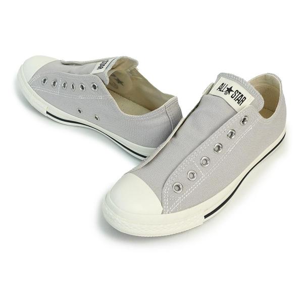 22cm コンバース CONVERSE スニーカー スリッポン レディース メンズ オールスター LP スリップ OX シルバーベージュ ALL STAR LP SLIP OX