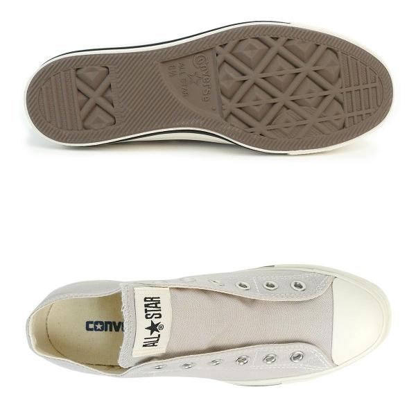 22cm コンバース CONVERSE スニーカー スリッポン レディース メンズ オールスター LP スリップ OX シルバーベージュ ALL STAR LP SLIP OX
