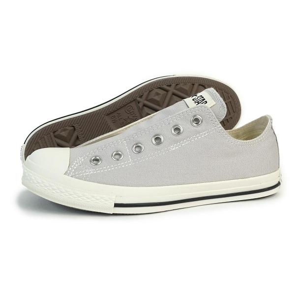22cm コンバース CONVERSE スニーカー スリッポン レディース メンズ オールスター LP スリップ OX シルバーベージュ ALL STAR LP SLIP OX