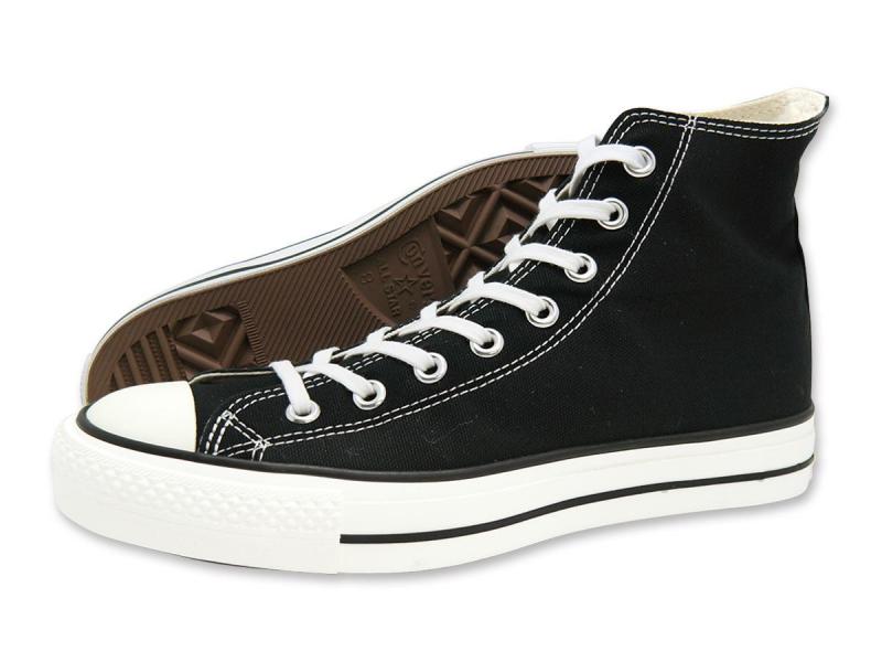 25.5cm（7 inch）コンバース CONVERSE スニーカー キャンバス オールスター J ハイ CANVAS ALL STAR J HI ブラック 黒 ハイカット メンズ レディース 日本製