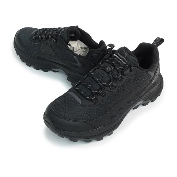 29cm メレル MERRELL メンズ トレッキングシューズ  スピードストライク 2 ウォータープルーフ 037841 ブラック SPEED STRIKE 6 WATERPROOF  防水