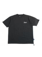 ペンフィールド Penfield Tシャツ メンズ 半袖 接触冷感 吸水速乾 ストレッチ 裾ドローコード ロゴ刺繍 ブラック XL