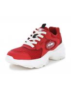 21cm ムーンスター ニーモ スニーカー ジュニア NM J143 アツゾコ レッド 赤 厚底 子供靴 ジュニア 通学 シューズ 女の子 靴 かわいい おしゃれ moonstar ni-mo