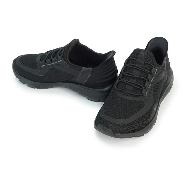 29cm プーマ PUMA スニーカー スリッポン メンズ レディース ソフトライド フレックスレース イーズイン ALT ワイド ランニングシューズ 311996_02 ブラック/グレー 29cm プーマ PUMA スニーカー スリッポン メンズ レディース ソフトライド フレックスレース イーズイン ALT ワイド ランニングシューズ 311996_02 ブラック/グレー