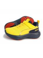 プーマ PUMA スニーカー 子供靴 運動靴 キッズ スピード モンスター V SPEED MONSTER V5 309935_14 イエロー 黄色 PUMA Pele Yellow-PUMA Navy