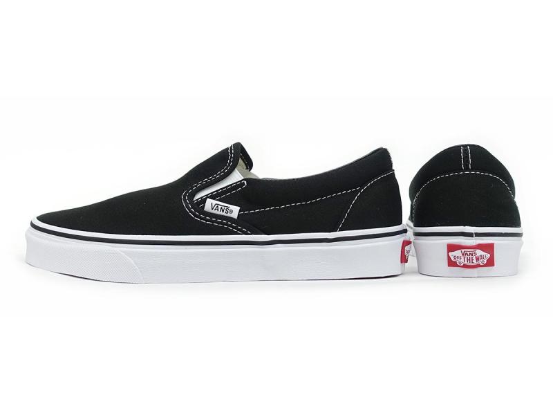 26cm バンズ VANS スニーカー メンズ レディース クラシック スリッポン VN000EYEBLK ブラック Classic Slip-On 黒 定番  海外企画 スケートボード