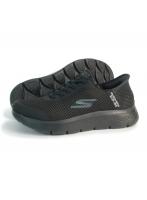 26.5cm SKECHERS スケッチャーズ スニーカー スリップインズ ゴーウォーク フレックス ハンズ アップ 216324WW BBK ブラック エクストラワイド 幅広