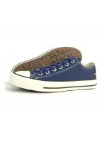 25.5cm（7.0US inch） コンバース CONVERSE スニーカー メンズ レディース ローカット オールスター OX / ナルト シップウデン サスケ ネイビー系 ALL STAR ナルト疾風伝