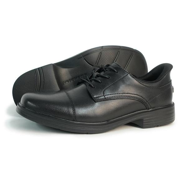 27.5cm SKECHERS スケッチャーズ スリップインズ リラックスドフィット キャスウェル カプリン 205486 BBK ブラック ビジネスシューズ
