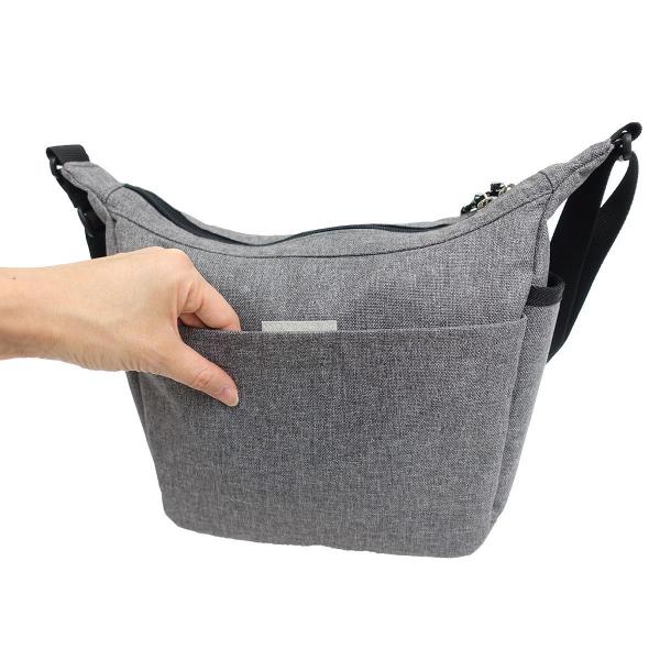 アウトドアプロダクツ OUTDOOR PRODUCTS ショルダーバッグ メンズ レディース ミドル メッセンジャーバッグ 杢グレー（ラベルタイプ）