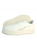 22cm プーマ PUMA スニーカー レディース 厚底 ウィメンズ キャリーナ ミア フラワー スニーカー ウォームホワイト 407393-01 CARINA MIA FLOWER