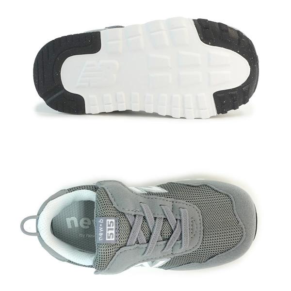 13cm ニューバランス new balance ベビー スニーカー  子供靴 NW515 GRY グレー 出産祝い 赤ちゃん ファーストシューズ プレゼント 運動会 通園 遠足