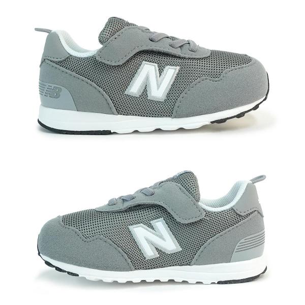 13cm ニューバランス new balance ベビー スニーカー  子供靴 NW515 GRY グレー 出産祝い 赤ちゃん ファーストシューズ プレゼント 運動会 通園 遠足
