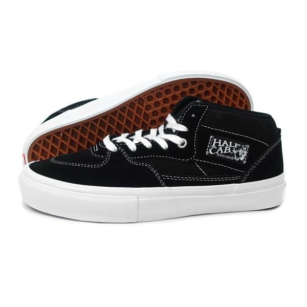 26cm 【並行輸入品】バンズ VANS スニーカー メンズ スケート ハーフキャブ VN0A5FCDY28 ブラック/ホワイト 黒 SKTE HALF CAB 海外企画 ヴァンズ 8,653円